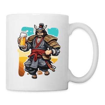 Samurai / Japanisch / Harakiri / Katana / Mann - Tasse - Weiß - Rechts