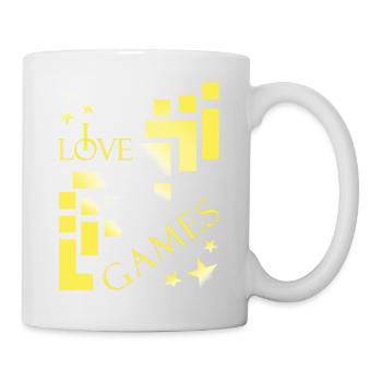 gamer J’aime les jeux - Mug blanc - blanc - Droite
