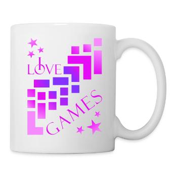 Bausteine Spieler - Tasse - Weiß - Rechts