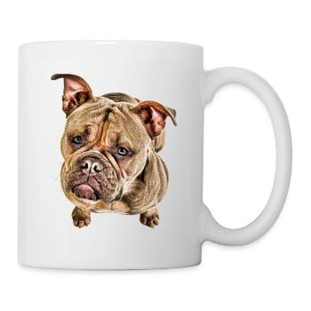Bouledogue Vieux Bouledogue Anglais Chien Chiens - Mug blanc - blanc - Droite
