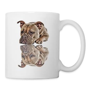 Bouledogue Vieux Bouledogue Anglais Chien Chiens - Mug blanc - blanc - Droite