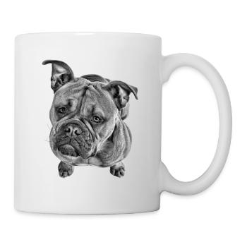 Bouledogue Vieux Bouledogue Anglais Chien Chiens - Mug blanc - blanc - Droite