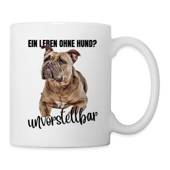 Bouledogue Vieux Bouledogue Anglais Chien Chiens - Mug blanc - blanc - Droite
