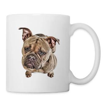 Bouledogue Vieux Bouledogue Anglais Chien Chiens - Mug blanc - blanc - Droite