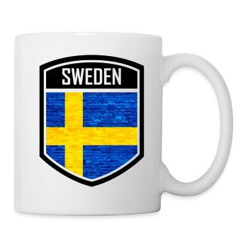 Suède Suède Scandinavie Pays nordiques Viking Europe - Mug blanc - blanc - Droite