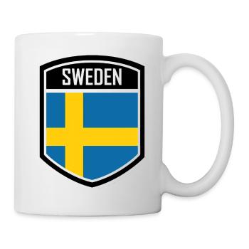 Suède Suède Scandinavie Pays nordiques Viking Europe - Mug blanc - blanc - Droite