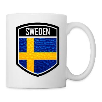 Suède Suède Scandinavie Pays nordiques Viking Europe - Mug blanc - blanc - Droite