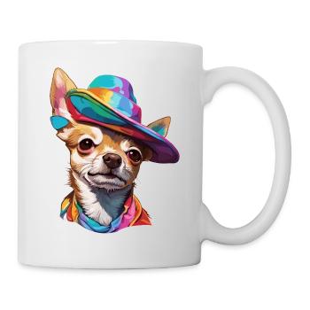 Chihuahua / small dog / animal / tiny / breed - Mug - white - Right