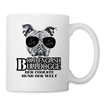 Bouledogue Vieux Bouledogue Anglais Chien Chiens - Mug blanc - blanc - Droite