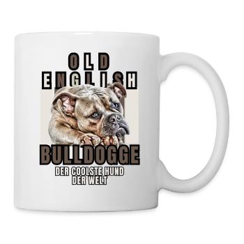 Bouledogue Vieux Bouledogue Anglais Chien Chiens - Mug blanc - blanc - Droite