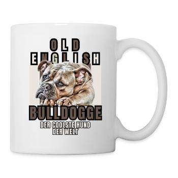 Bouledogue Vieux Bouledogue Anglais Chien Chiens - Mug blanc - blanc - Droite