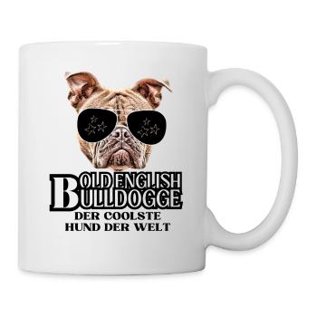 Bouledogue Vieux Bouledogue Anglais Chien Chiens - Mug blanc - blanc - Droite