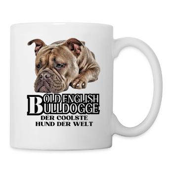 Bouledogue Vieux Bouledogue Anglais Chien Chiens - Mug blanc - blanc - Droite