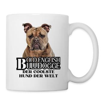 Bouledogue Vieux Bouledogue Anglais Chien Chiens - Mug blanc - blanc - Droite