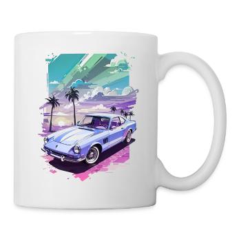 Los Angeles, États-Unis, Amérique, Californie, MIA, Retro - Mug blanc - blanc - Droite