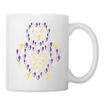 Bébé chouette d'amour. - Mug blanc - blanc - Droite