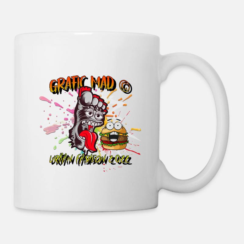 MAD FOOD - Mug - white
