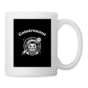 Catstronaut - Tasse - Weiß - Rechts