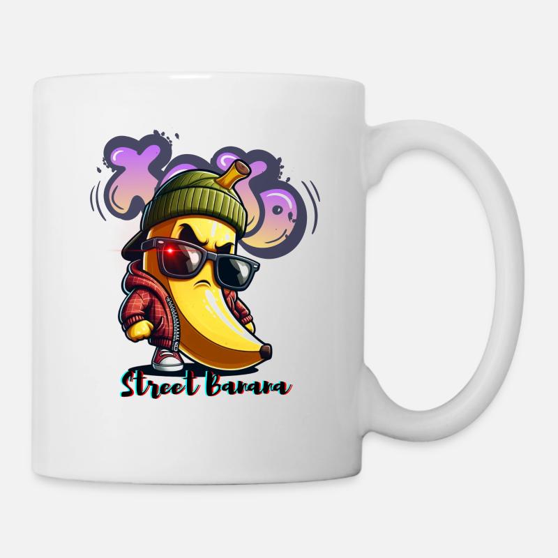 BANANE DE RUE - Mug blanc - blanc
