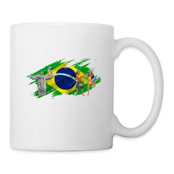 bresil - Mug blanc - blanc - Droite