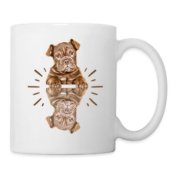 OLD ENGLISH BULLDOG Chien Chiens Bouledogue - Mug blanc - blanc - Droite