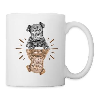 OLD ENGLISH BULLDOG Dog Dogs Bulldog - Mug - white - Right