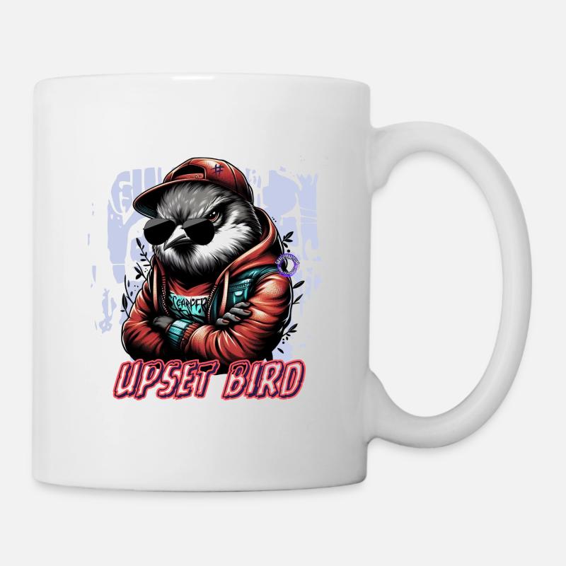 UPSET BIRD - Mug - white