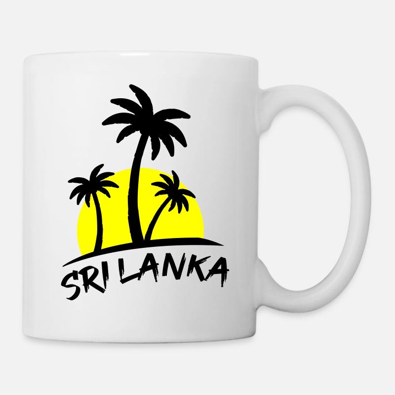 sri lanka - Tasse - Weiß