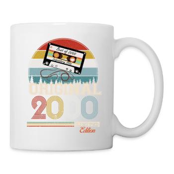 Elegantes Retro-Geschenk: 2000 Vintage - Tasse - Weiß - Rechts