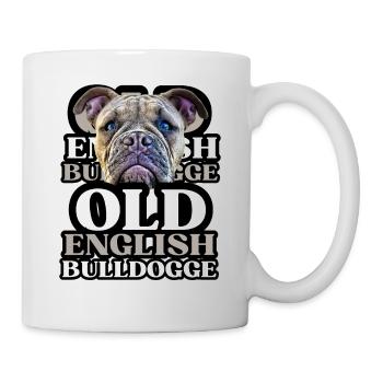 OLD ENGLISH BULLDOG Dog Dogs Bulldog - Mug - white - Right