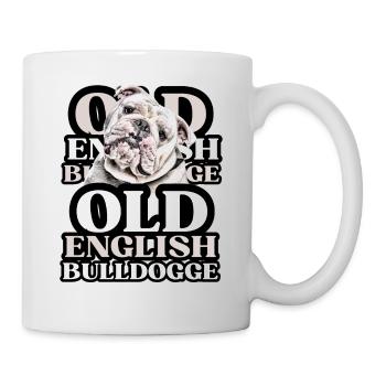 OLD ENGLISH BULLDOG Dog Dogs Bulldog - Mug - white - Right