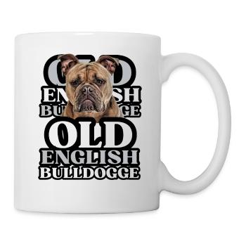 OLD ENGLISH BULLDOG Chien Chiens Bouledogue - Mug blanc - blanc - Droite