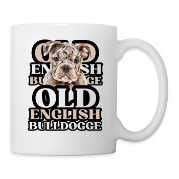 OLD ENGLISH BULLDOG Dog Dogs Bulldog - Mug - white - Right