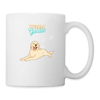 Team Goldie (Golden Retriever) - Tasse - Weiß - Rechts