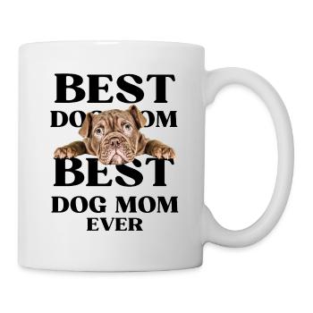 MEILLEURE MAMAN DE CHIEN jamais I cadeau de propriétaire de chien - Mug blanc - blanc - Droite