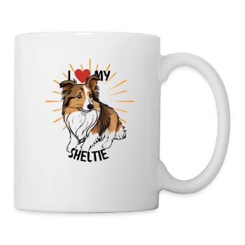I Love My Sheltie - Mug - white - Right