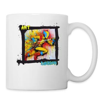 Art Design - Mug blanc - blanc - Droite