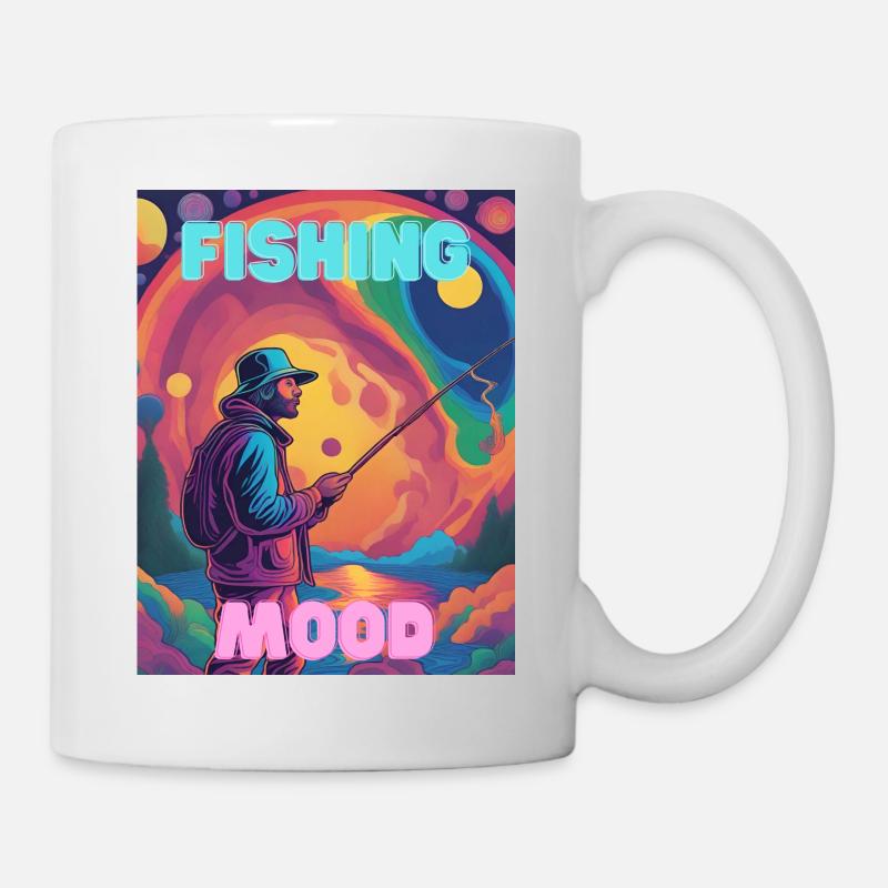 Fishing Mood - Tasse - Weiß