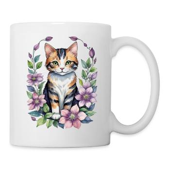Kitty Cat Clematis - Mug - white - Right