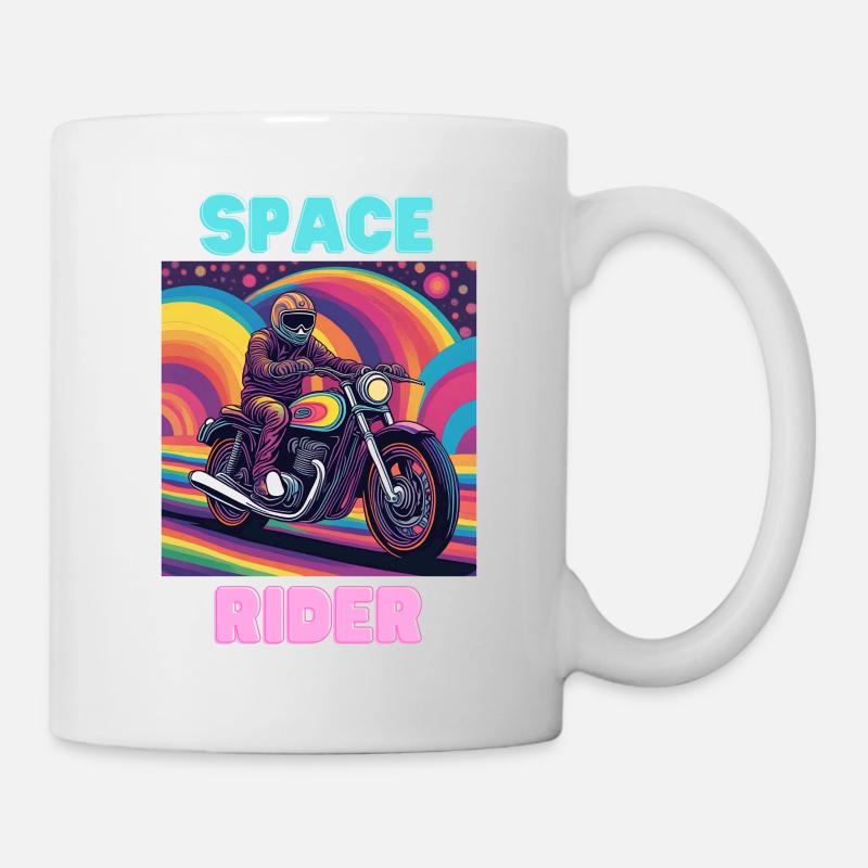 Space Rider - Mug - white