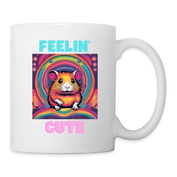 Feeling Cute - Tasse - Weiß - Rechts