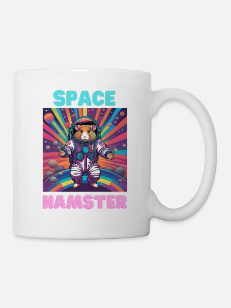 Space Hamster - Mug - white