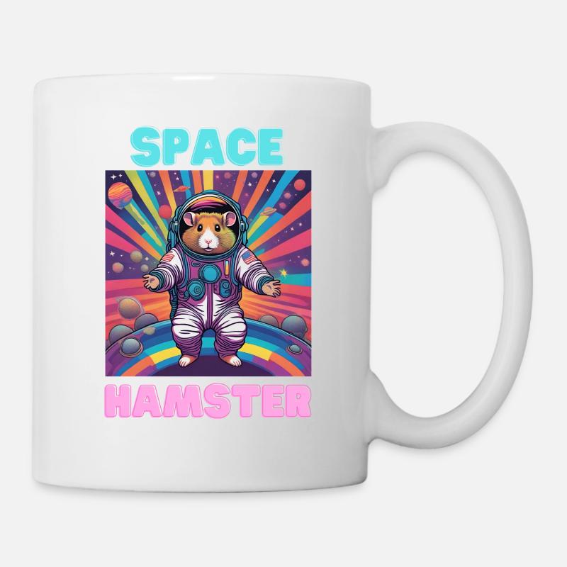 Space Hamster - Tasse - Weiß