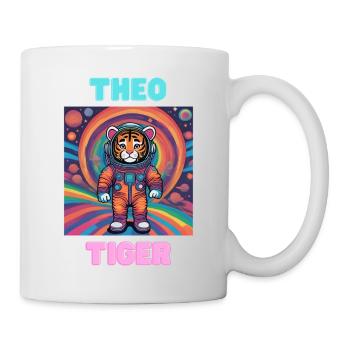 Theo Tiger - Tasse - Weiß - Rechts