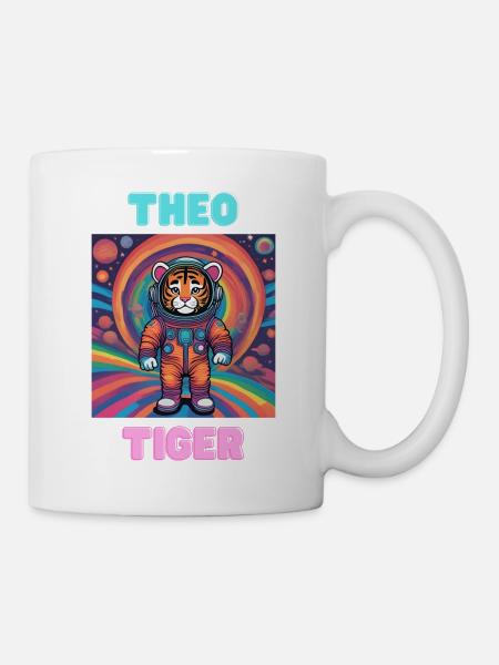 Theo Tiger - Mug - white