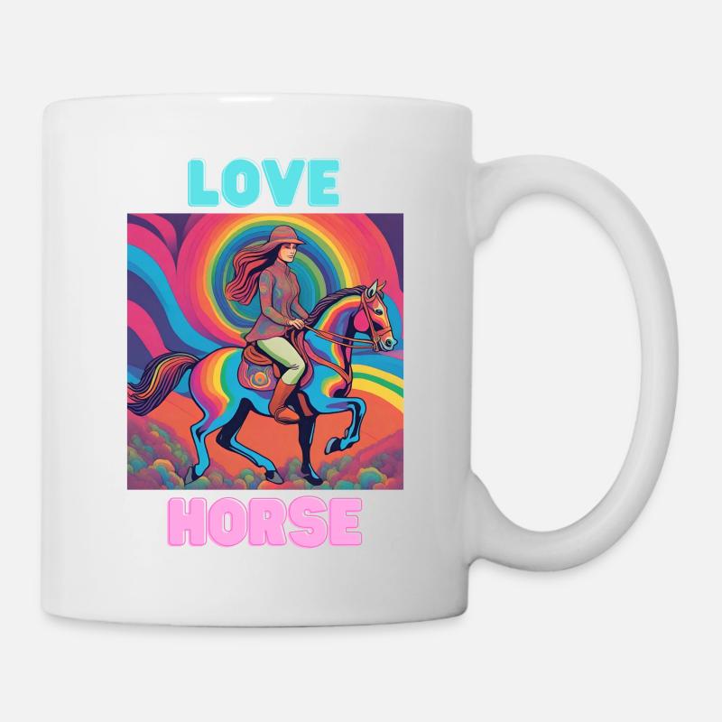 Horse Love - Mug - white