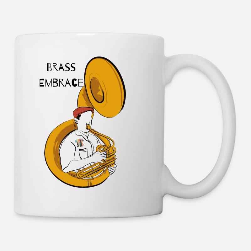 Brass Embrace - Tasse - Weiß