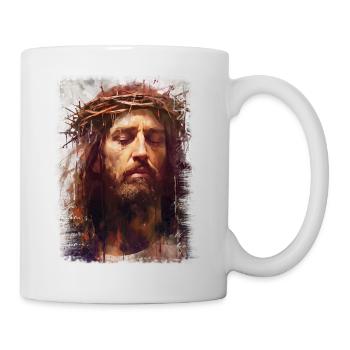 jesus bible christian religion christian cross christian - Mug - white - Right