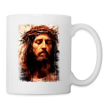 jesus bible christian religion christian cross christian - Mug - white - Right