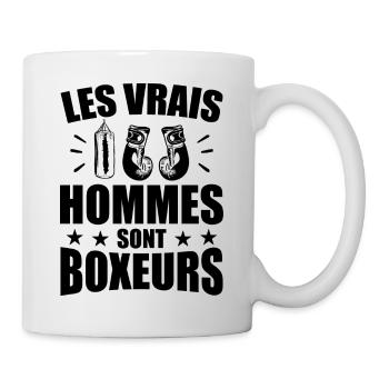 Real Men Are Boxers Humor Boxing - Mug - white - Right